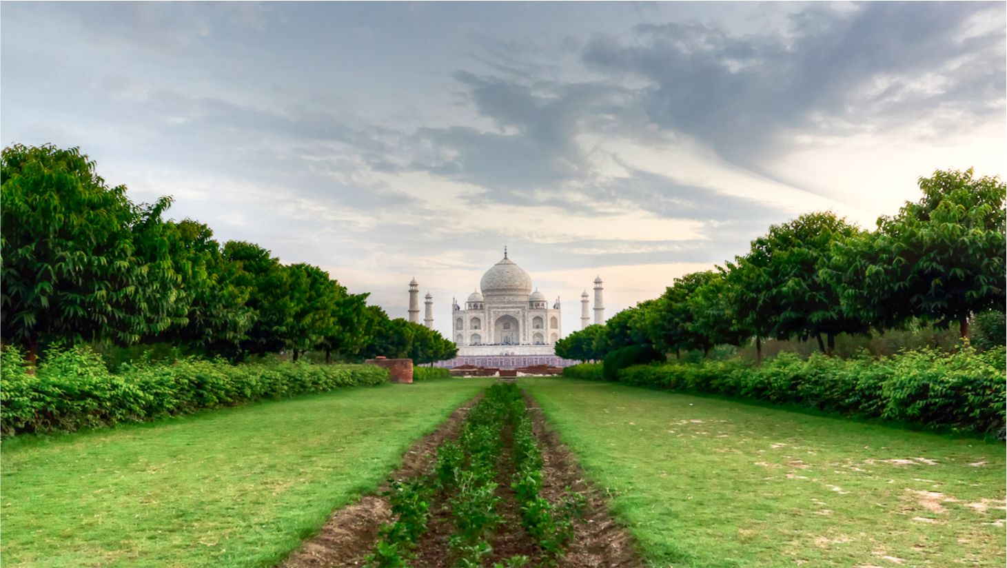 MEHTAB BAGH , AGRA FORT AND TAJ MAHAL INDIA TOUR